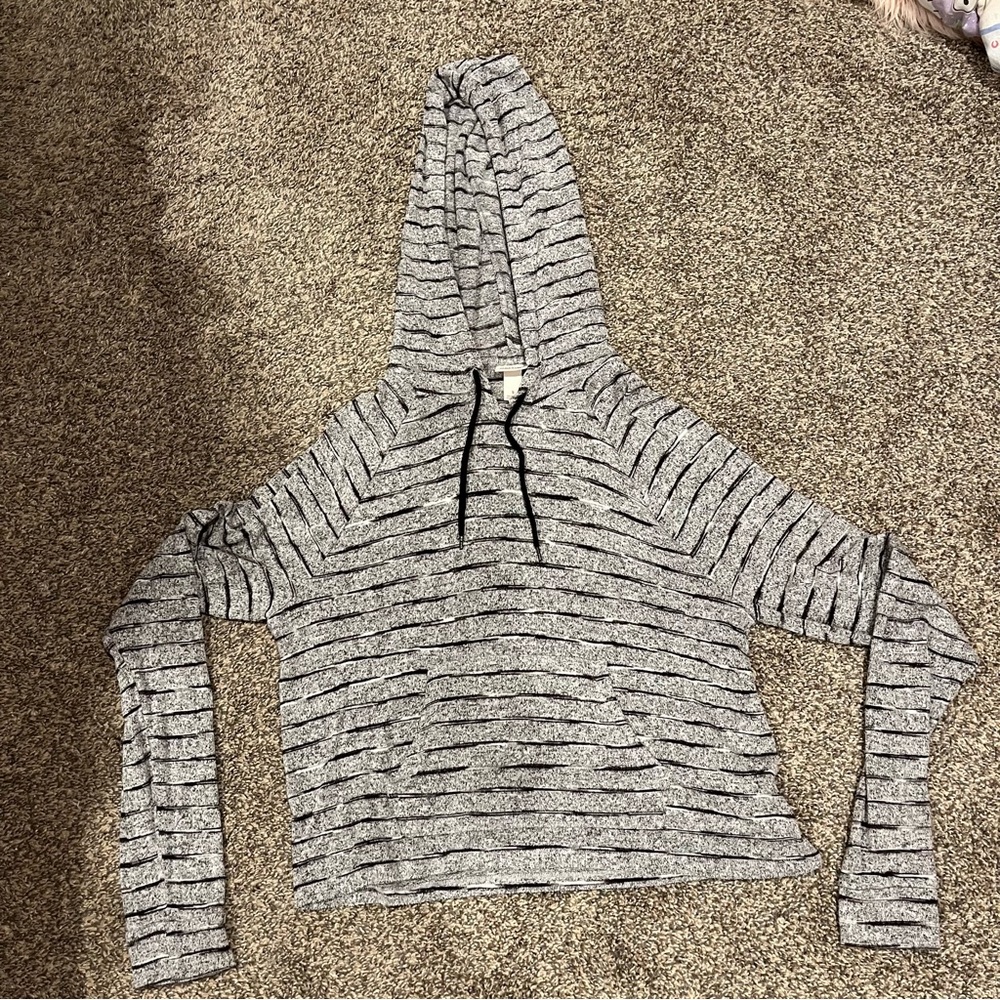 Striped hoodie